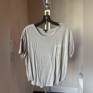 A.L.C crew neck t-shirt in grey/olive, size M